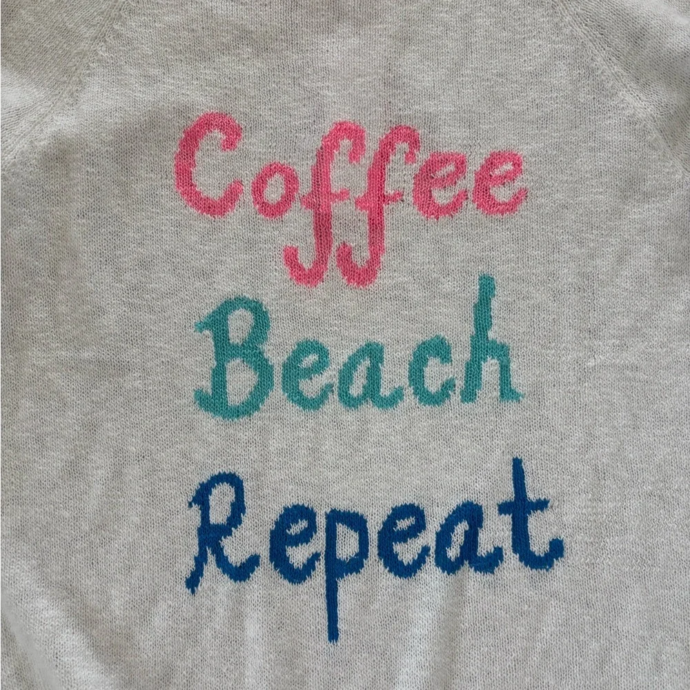 New! Lilly Pulitzer Danette Resort White Coffee Intarsia Sweater - Picture 8 of 12
